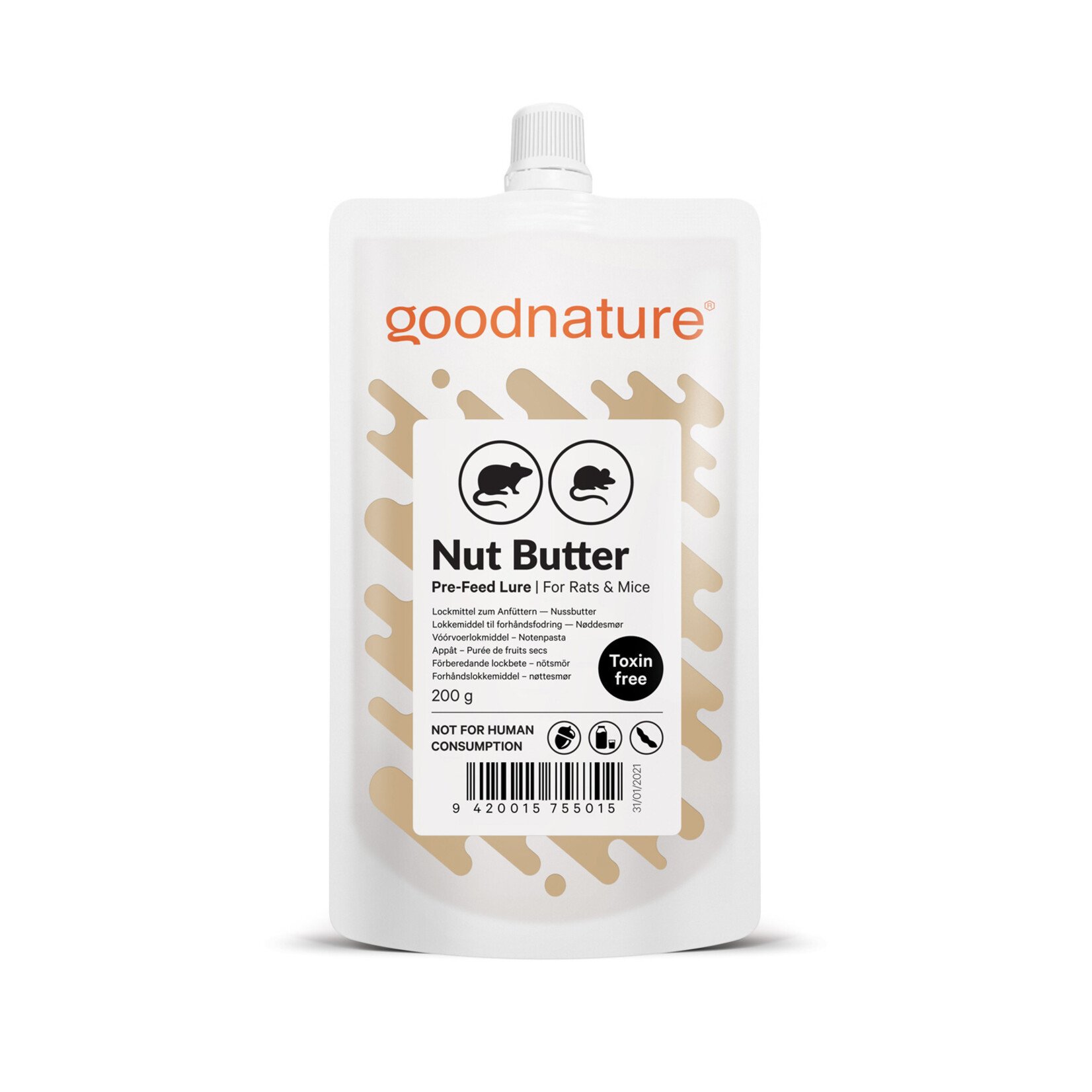 Goodnature Goodnature® Appât/attractif Beurre de noix - 200 g