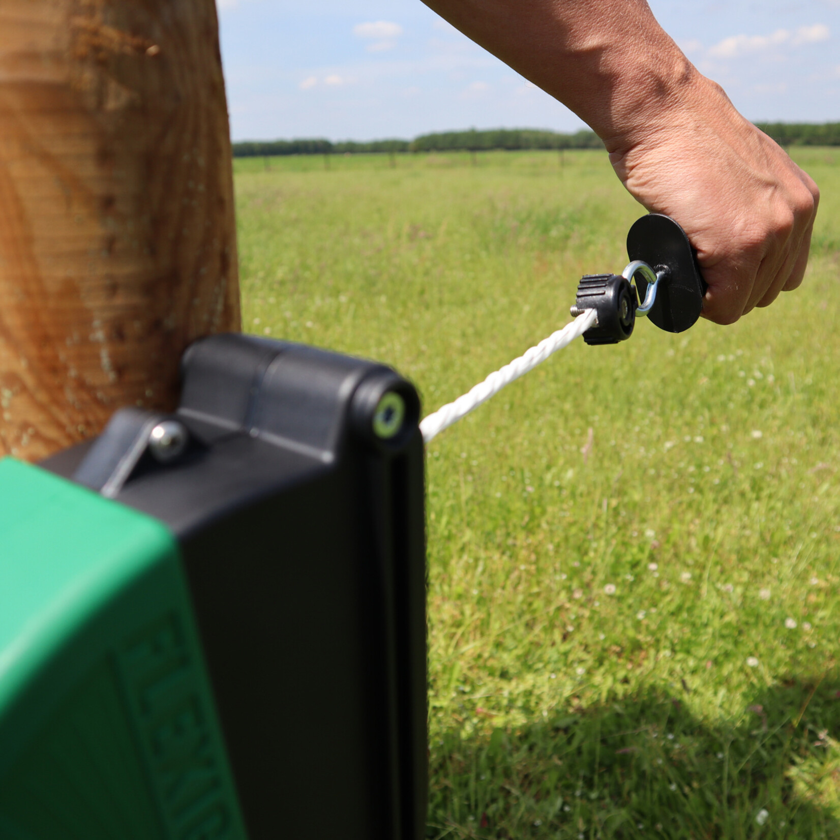 Pulsara Flexigate - rouleau de porte flexible avec corde - 7,5 m