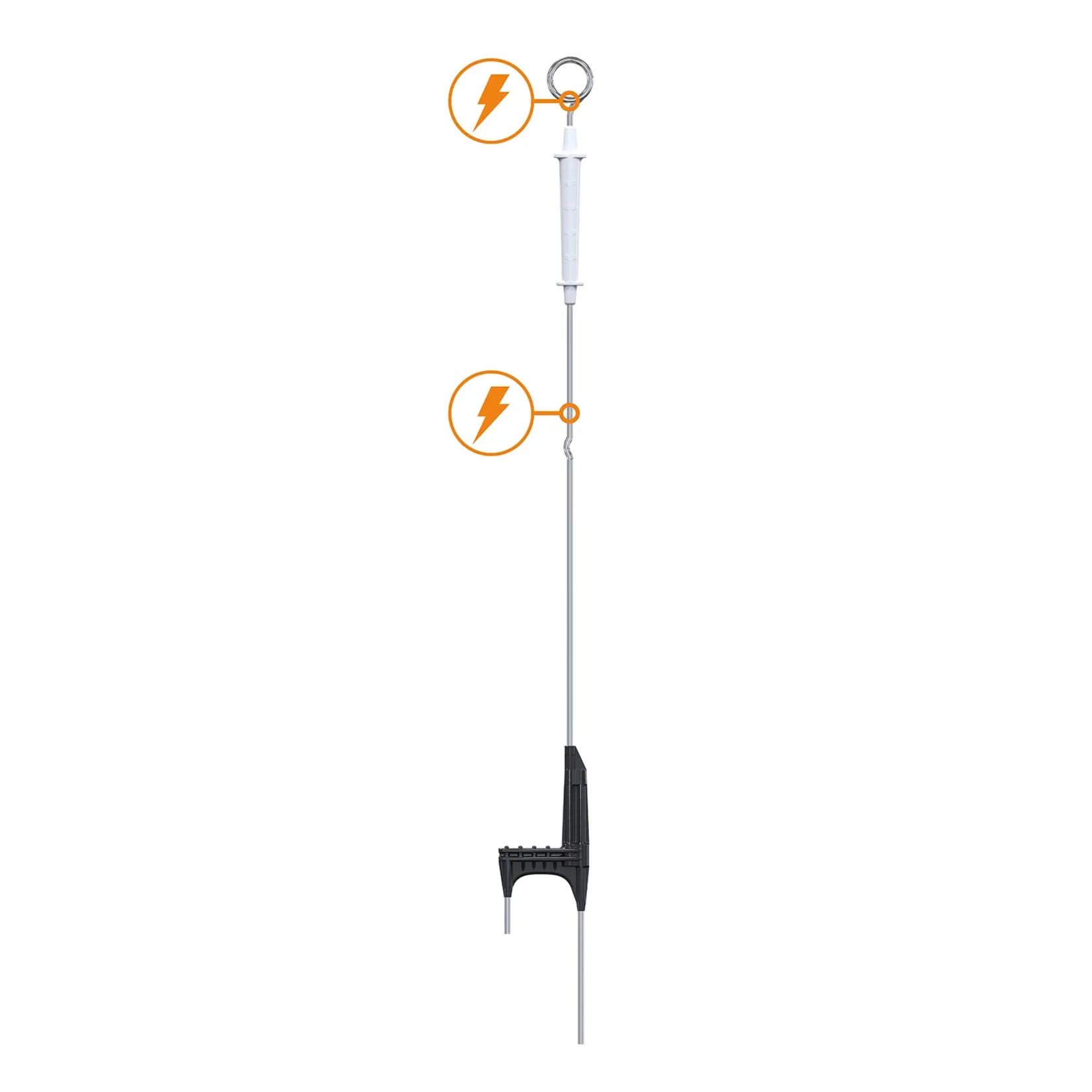 Gallagher Piquet Gallagher Ring-Top – 1,0 m (lot de 10)
