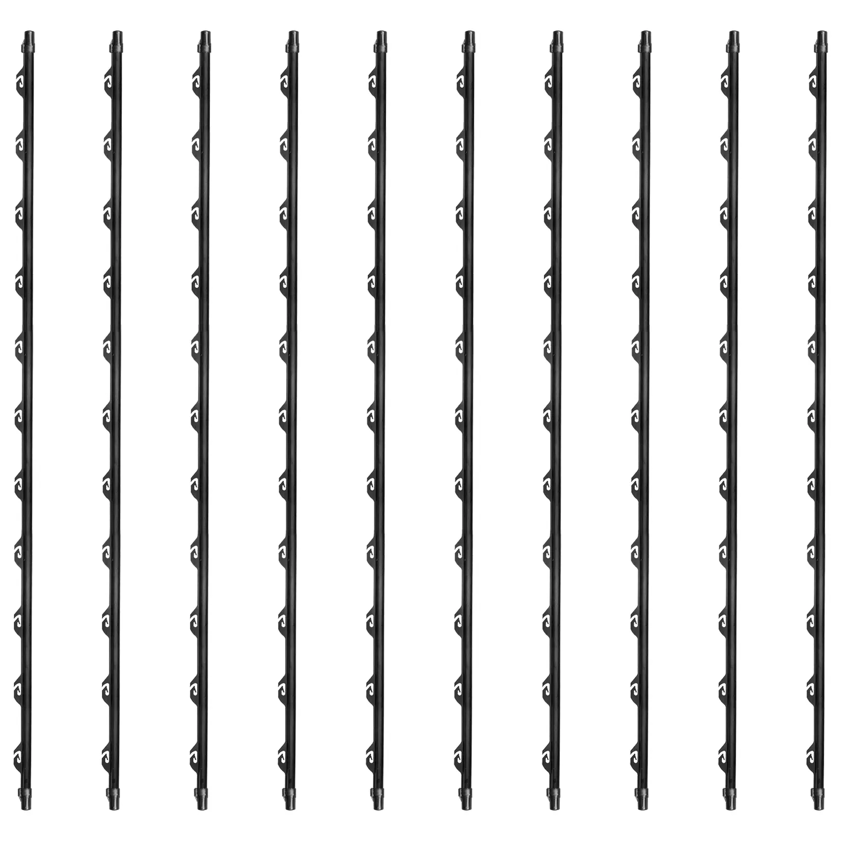 Gallagher 10 piquets de jardin Gallagher droits - 100 cm