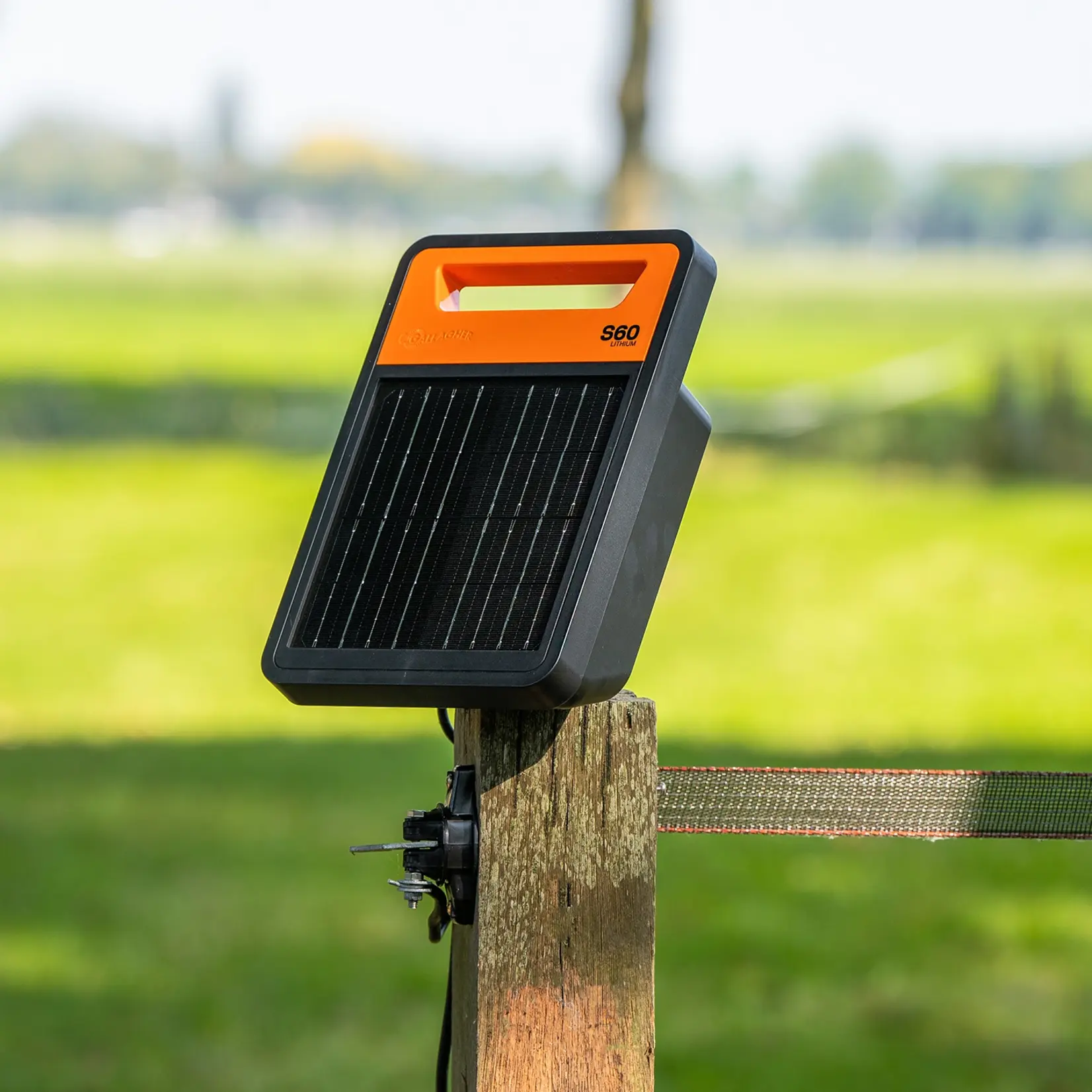 Gallagher Électrificateur solaire Gallagher S60Li – 0,52 J, batterie lithium