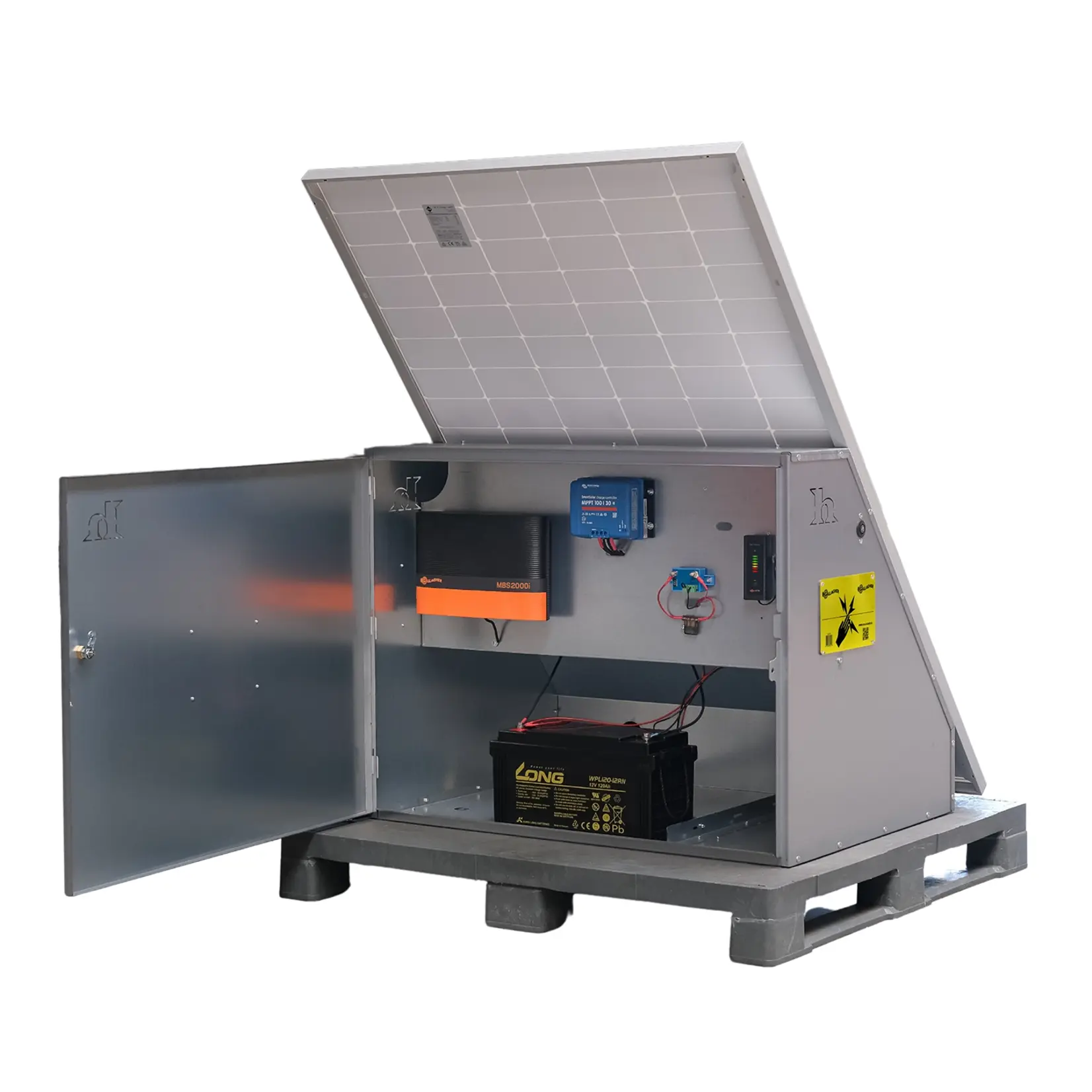 Gallagher Centrale solaire antivol Gallagher MBS2000i – 14 J, 12 V/solaire