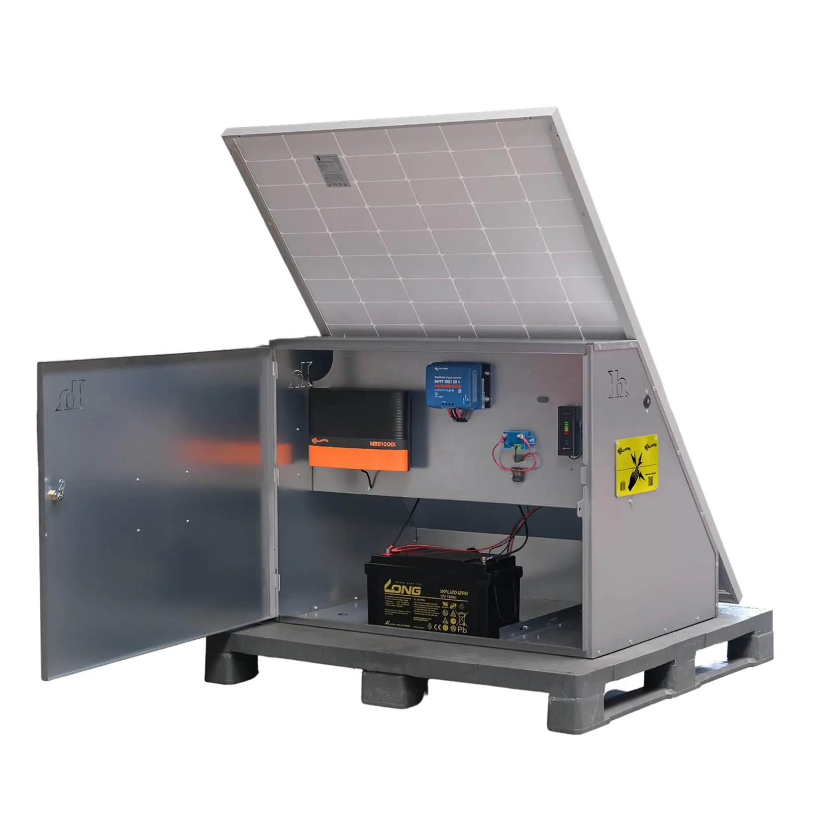 Gallagher Centrale solaire antivol Gallagher MBS1000i – 10 J, 12 V/solaire
