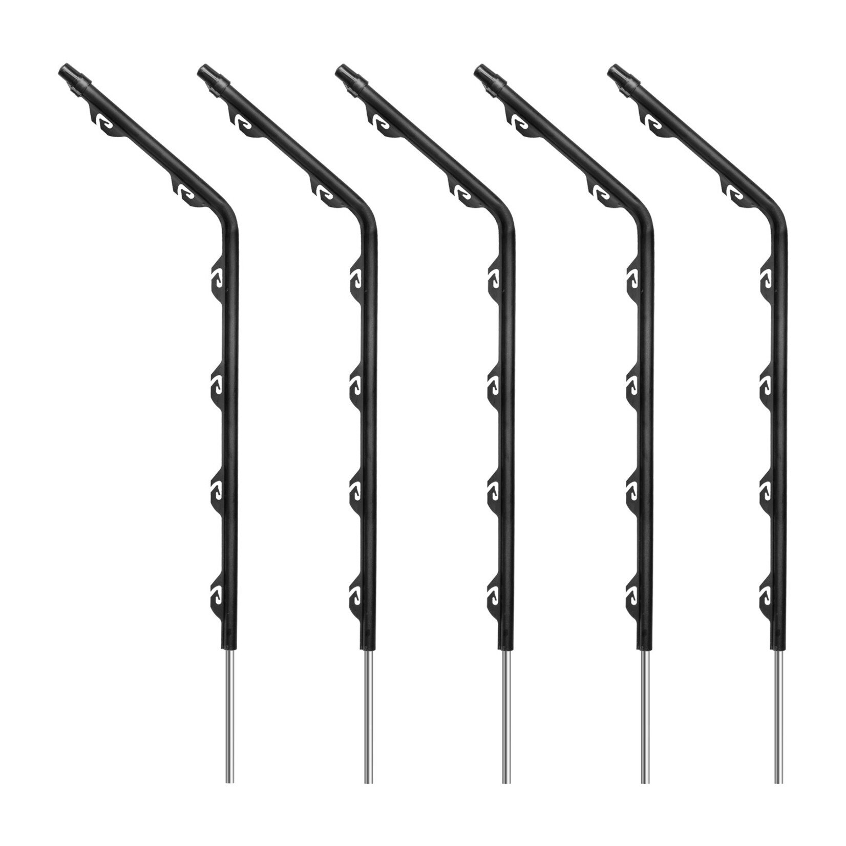 Gallagher 5 piquets de jardin coudés Gallagher - 65 cm