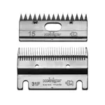 Heiniger Jeu de lames de tondeuse Heiniger pour chevaux/bovins (fines) - 31F/15