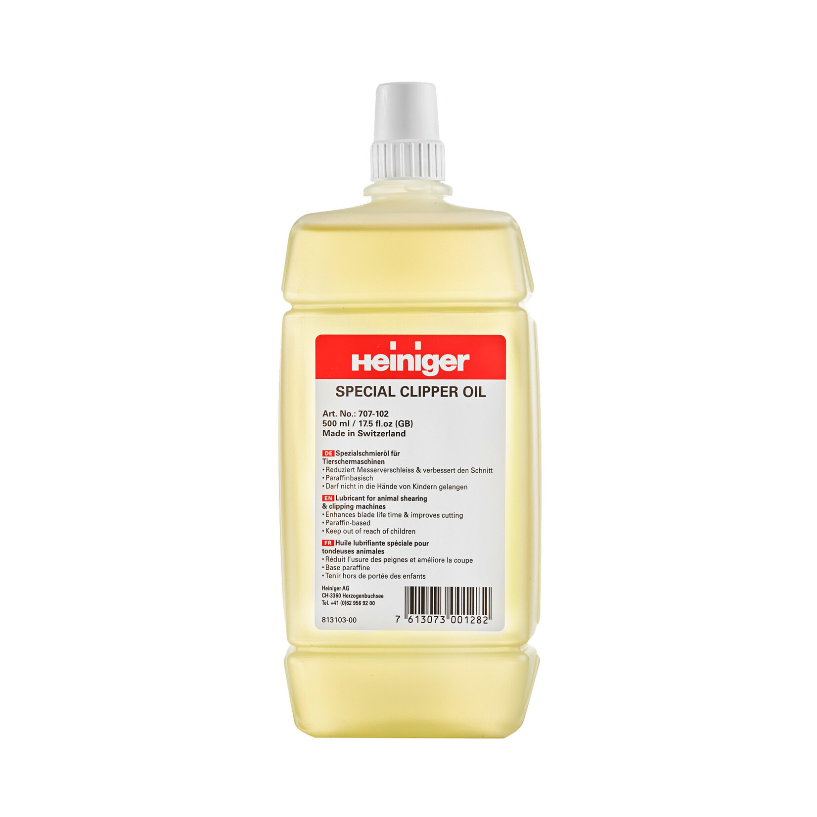 Heiniger Huile d'origine Heiniger pour tondeuses - 500 ml