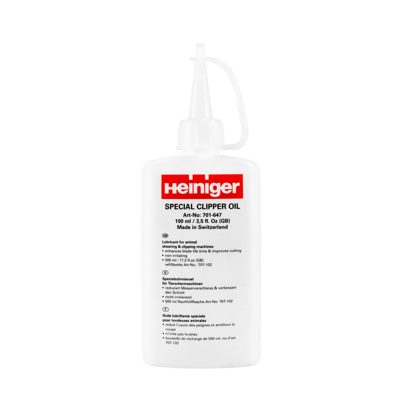 Heiniger Huile pour tondeuses Heiniger d'origine - 100 ml