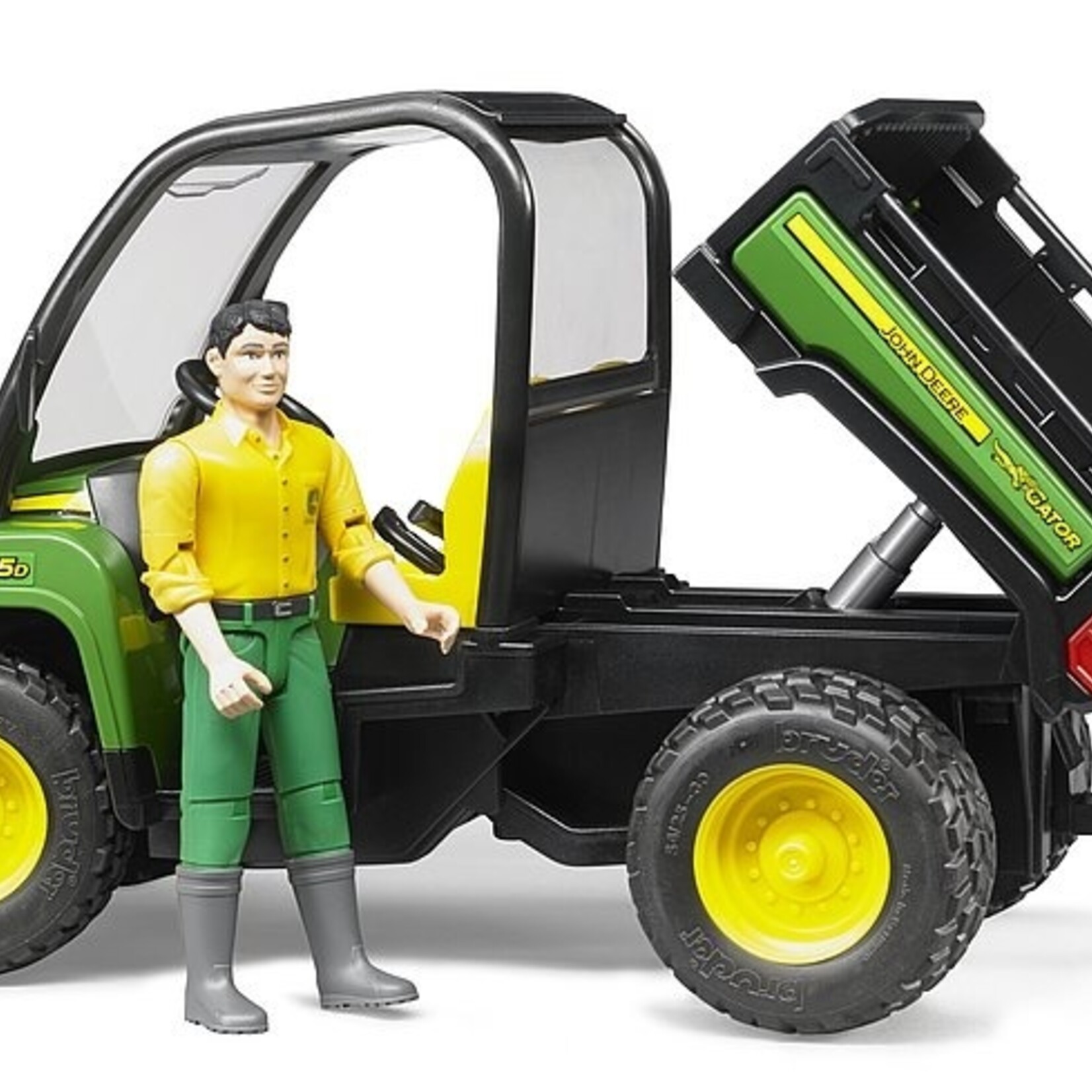 Bruder Véhicule utilitaire Bruder John Deere Gator 855D avec conducteur – 1:16