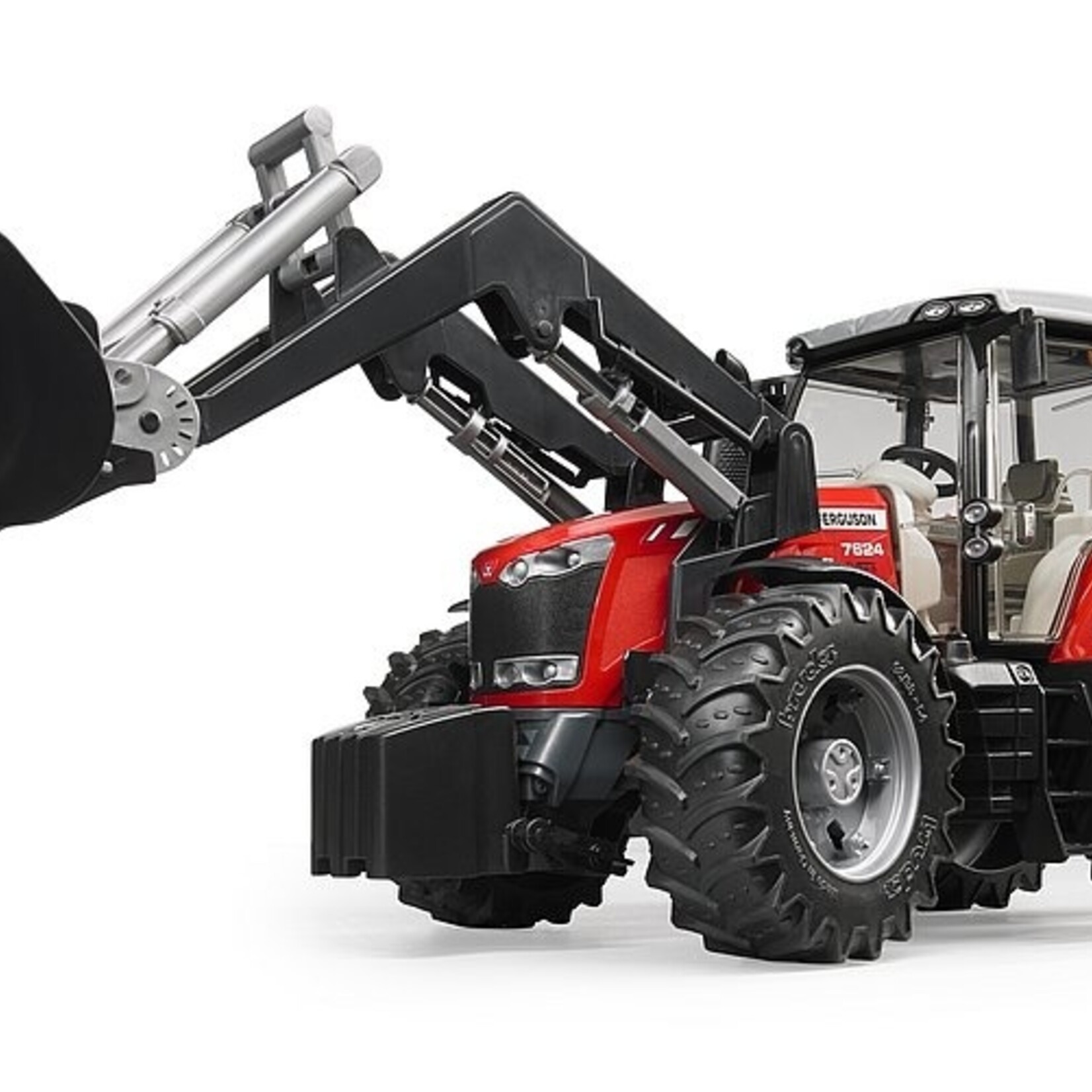 Bruder Tracteur Bruder Massey Ferguson 7624 avec chargeur – 1:16