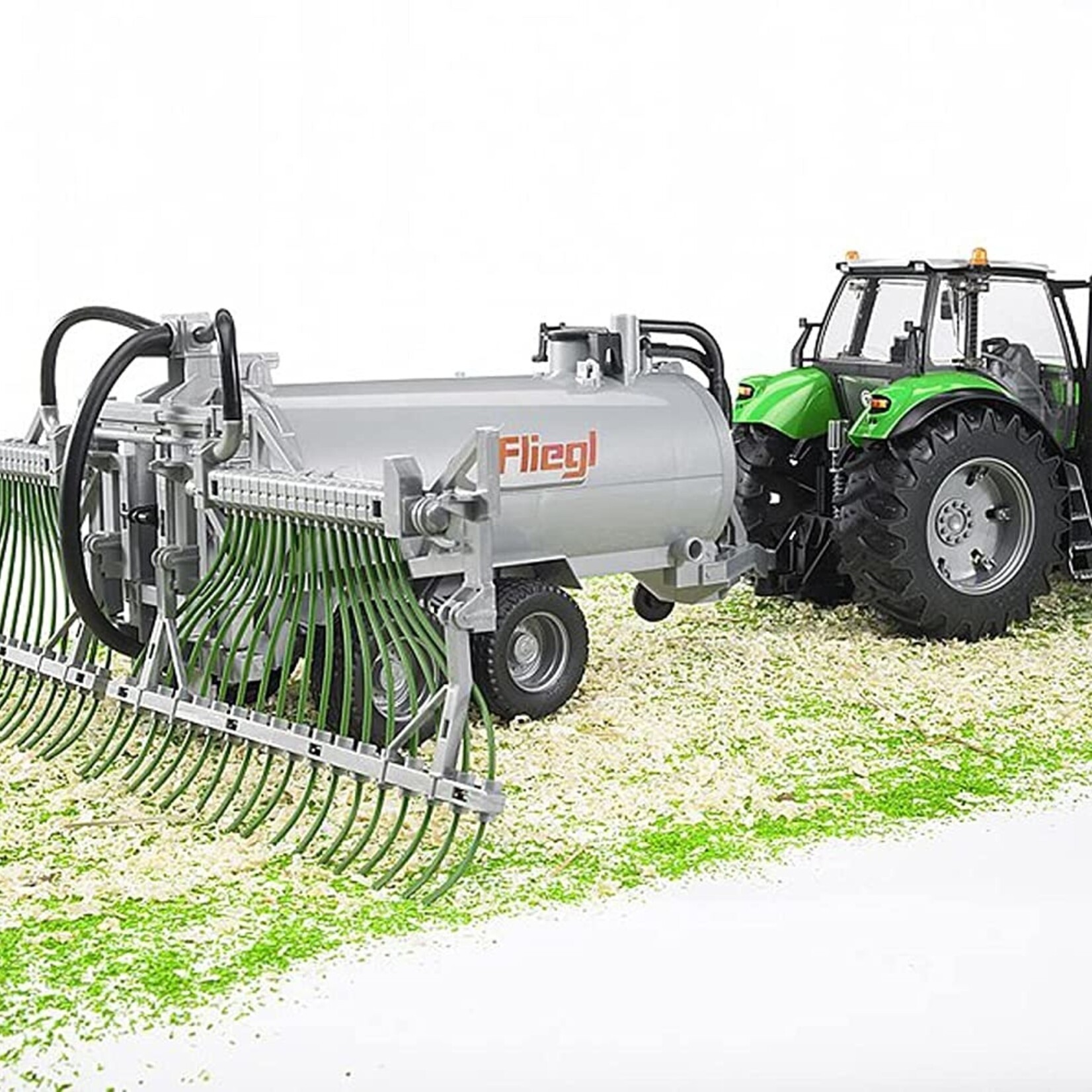 Bruder Remorque Bruder citerne Fliegl avec rampe d'épandage – 1:16