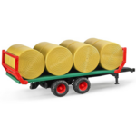 Bruder Remorque Bruder balles rondes avec 8 balles rondes – 1:16