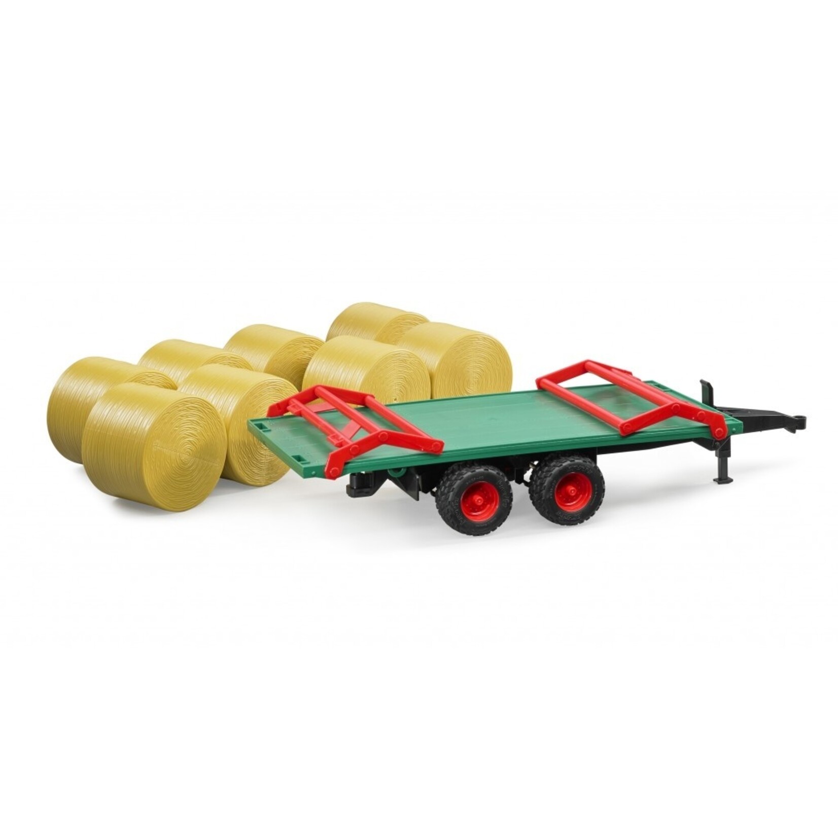 Bruder Remorque Bruder balles rondes avec 8 balles rondes – 1:16