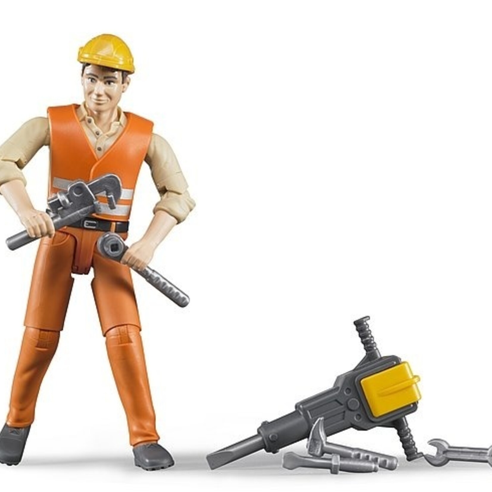 Bruder Figurines Bruder Travailleur avec accessoires – 1:16