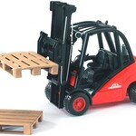 Bruder Camion Bruder Chariot élévateur Linde H30D avec dispositif d'attelage