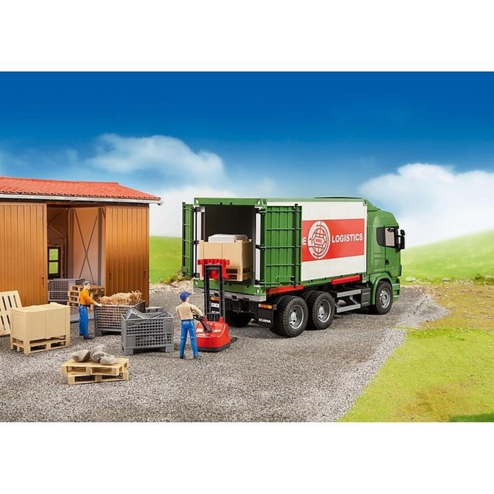 Bruder Accessoire Bruder logistiques – 1:16