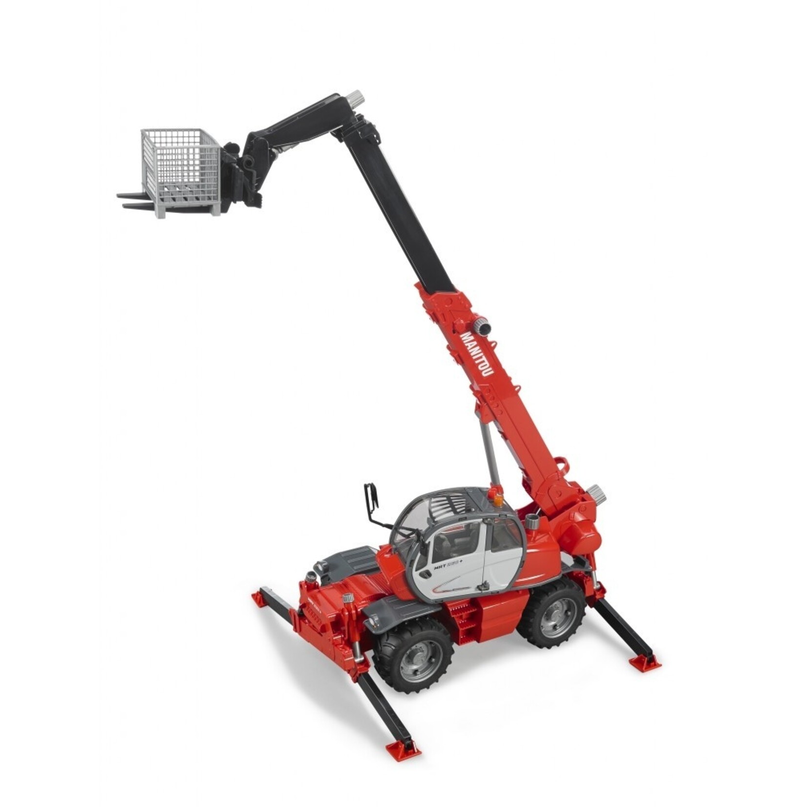 Bruder Chariot télescopique Bruder Manitou MRT 2150 avec accessoires – 1:16