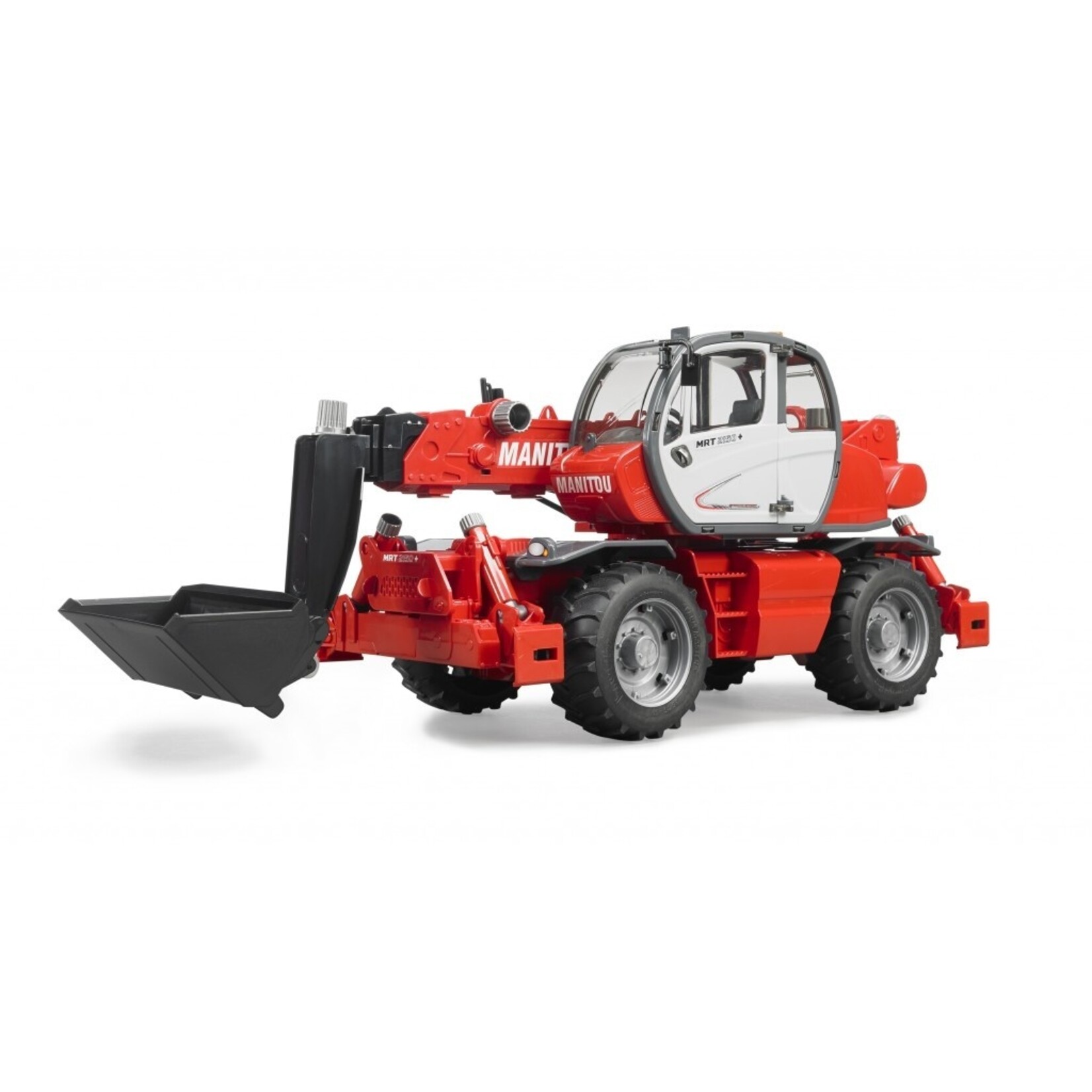 Bruder Chariot télescopique Bruder Manitou MRT 2150 avec accessoires – 1:16