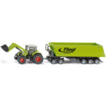 Siku Accessoire Siku Claas+chargeur frontal, Dolly, benne basculante – 1:50