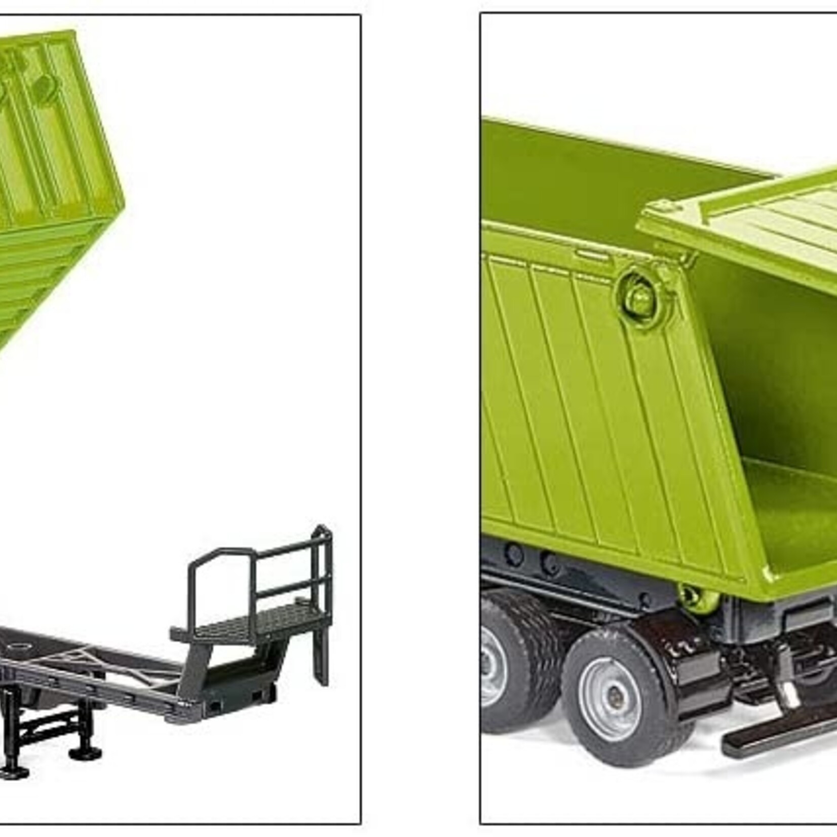 Siku Accessoire Siku Claas+chargeur frontal, Dolly, benne basculante – 1:50