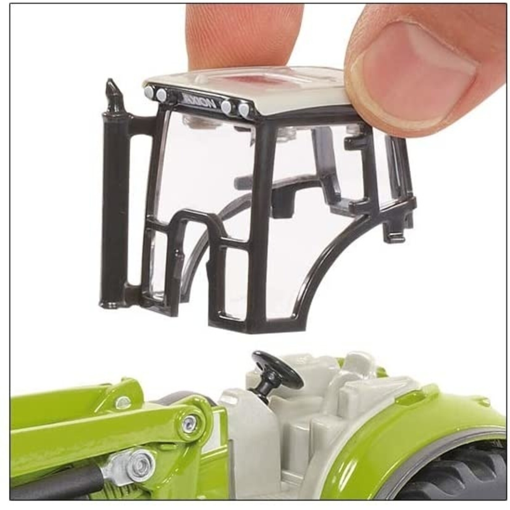 Siku Accessoire Siku Claas+chargeur frontal, Dolly, benne basculante – 1:50