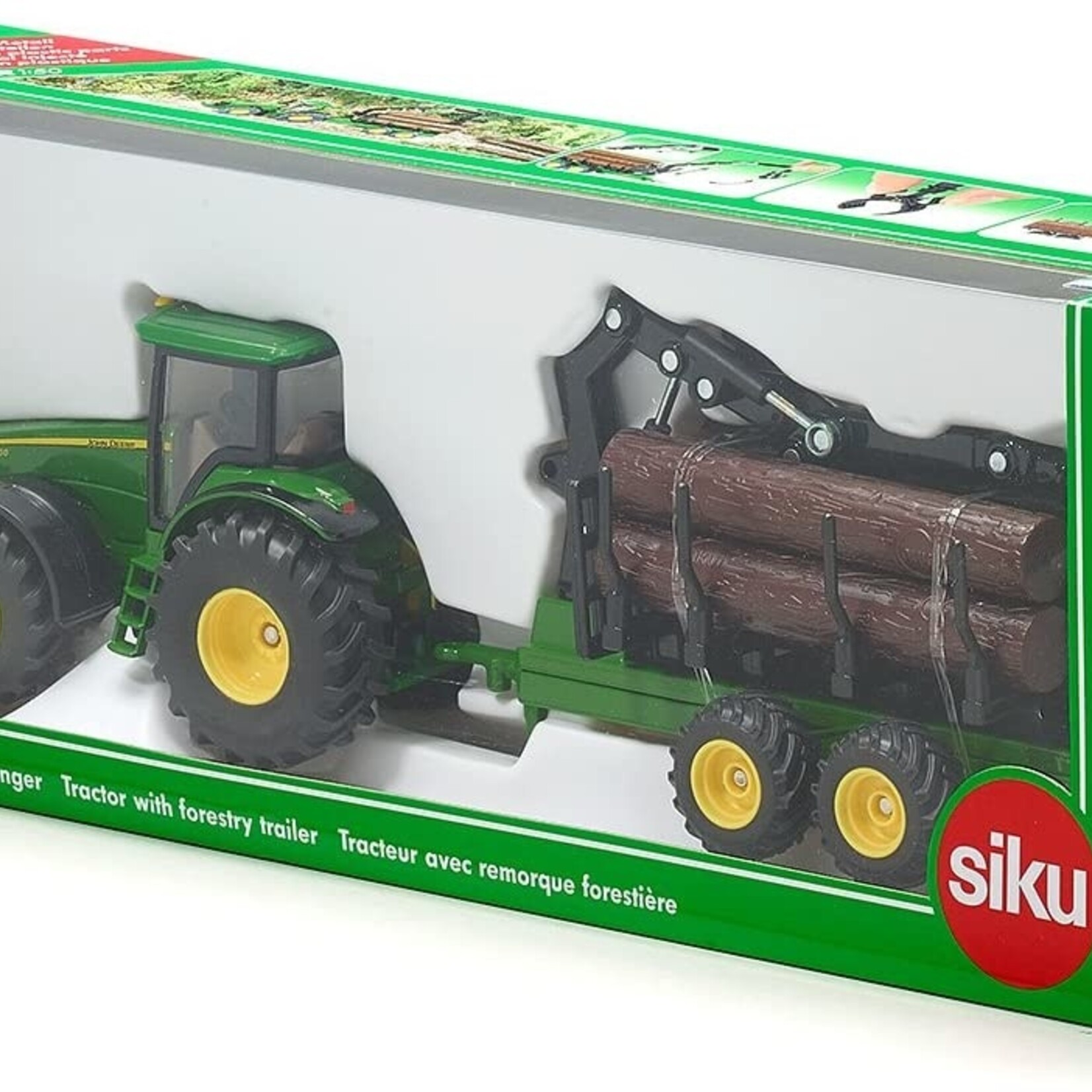 Siku Remorque Siku John Deere avec forestière – 1:50