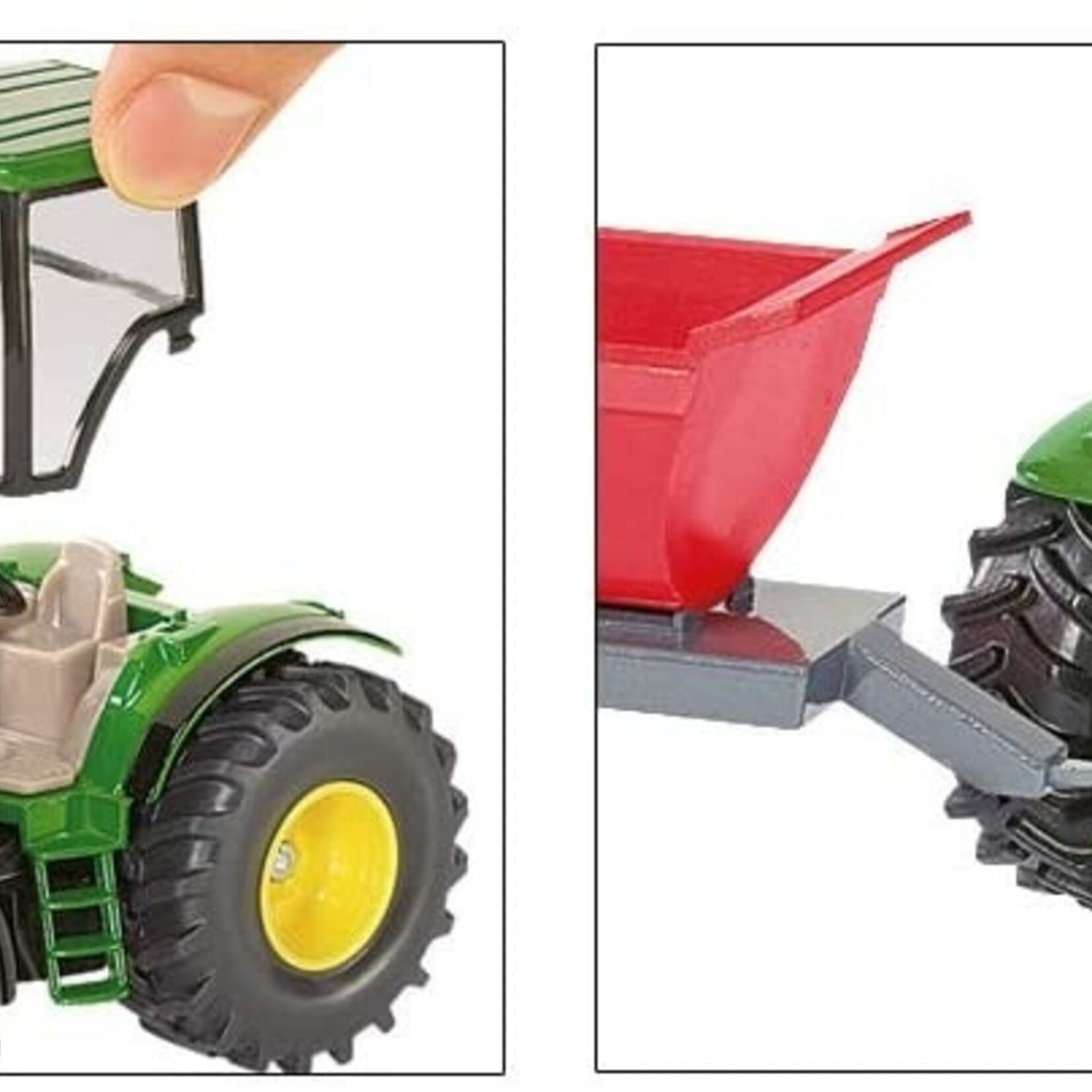 Siku Tracteur Siku John Deere 8430 avec chargeur frontal – 1:50