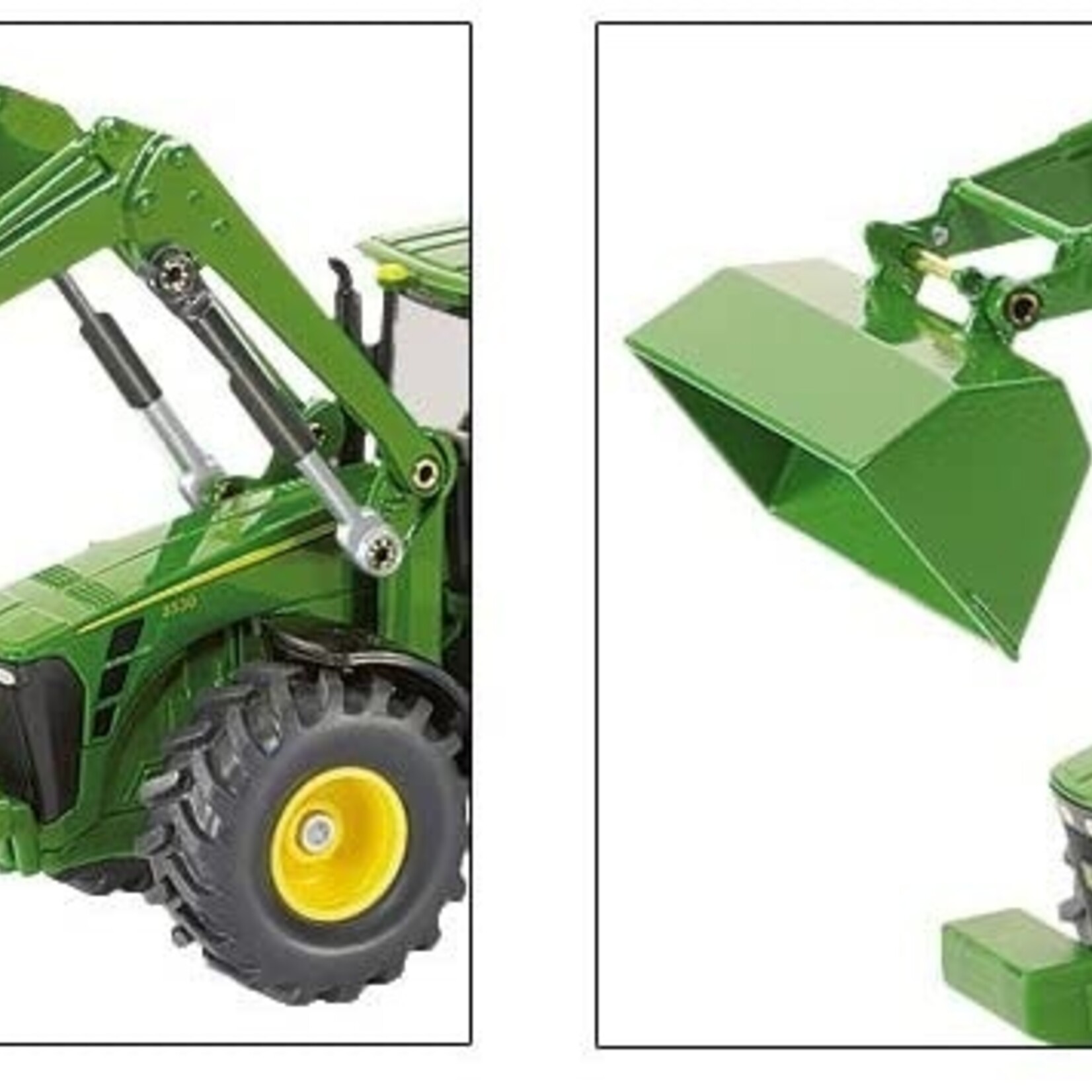 Siku Tracteur Siku John Deere 8430 avec chargeur frontal – 1:50