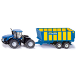 Siku Tracteur Siku New Holland T9.560 avec remorque d'ensilage – 1:50