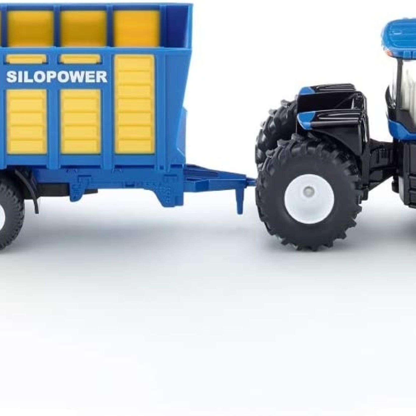 Siku Tracteur Siku New Holland T9.560 avec remorque d'ensilage – 1:50