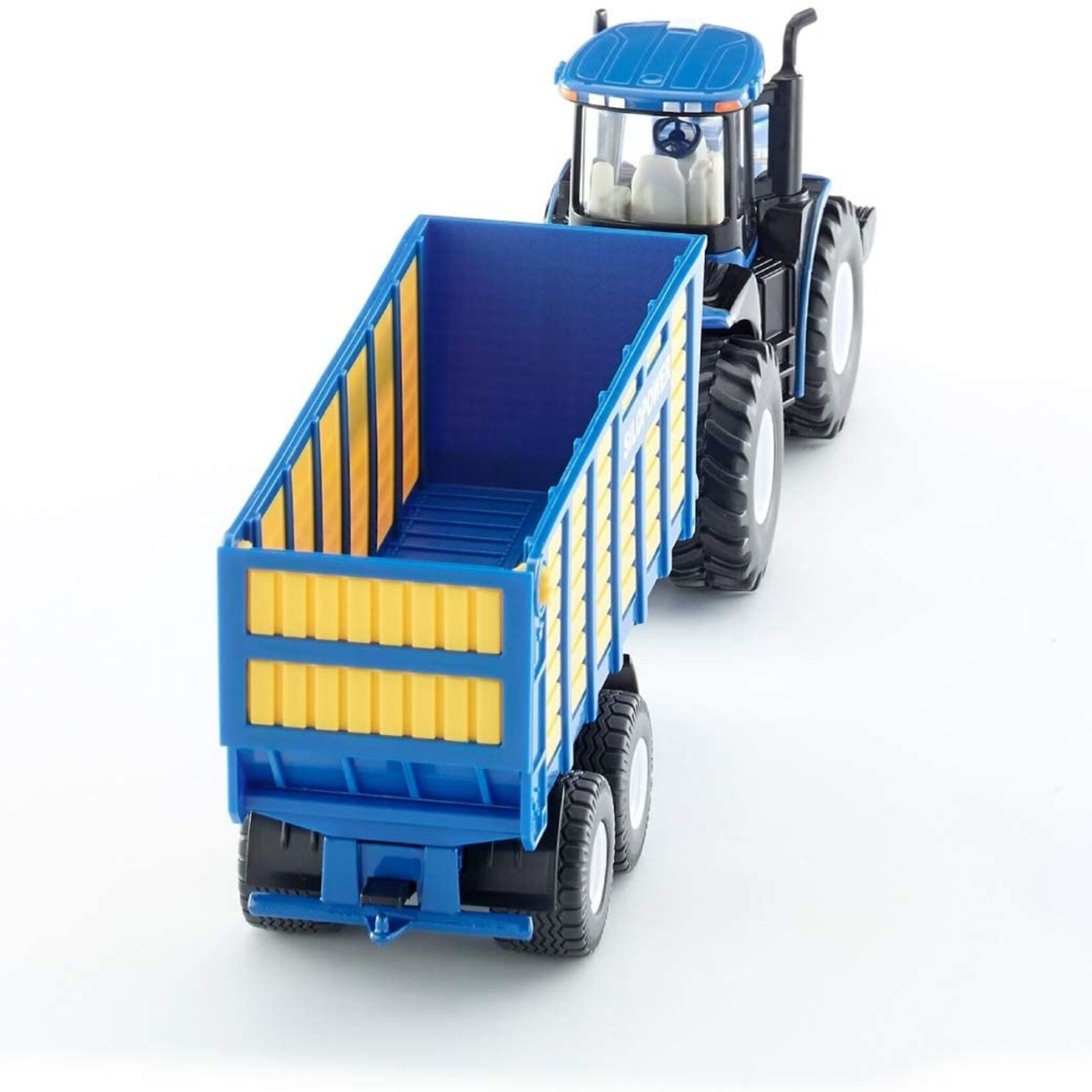 Siku Tracteur Siku New Holland T9.560 avec remorque d'ensilage – 1:50