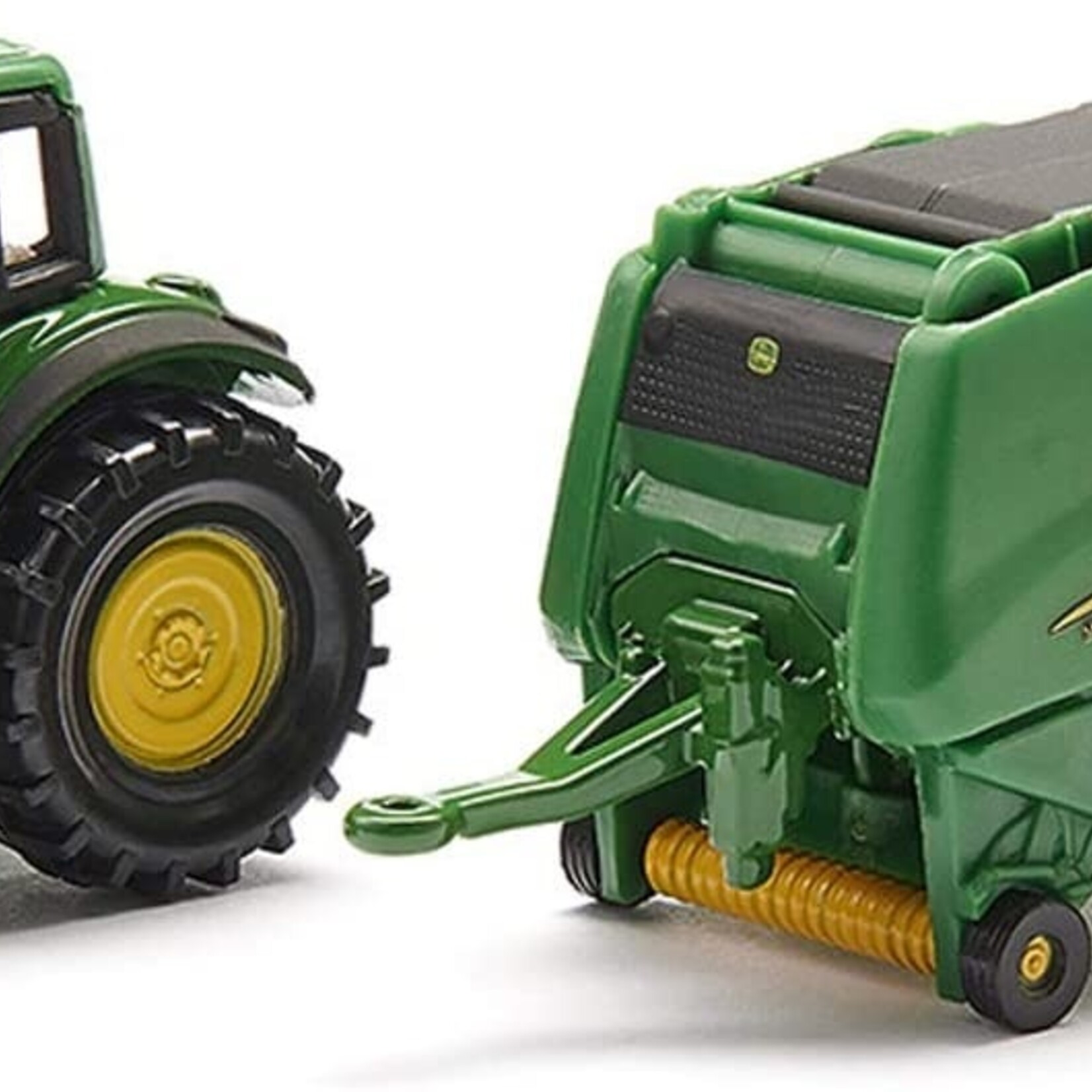 Siku Jouet Siku John Deere avec presse à ballots ronds ± – 1:87