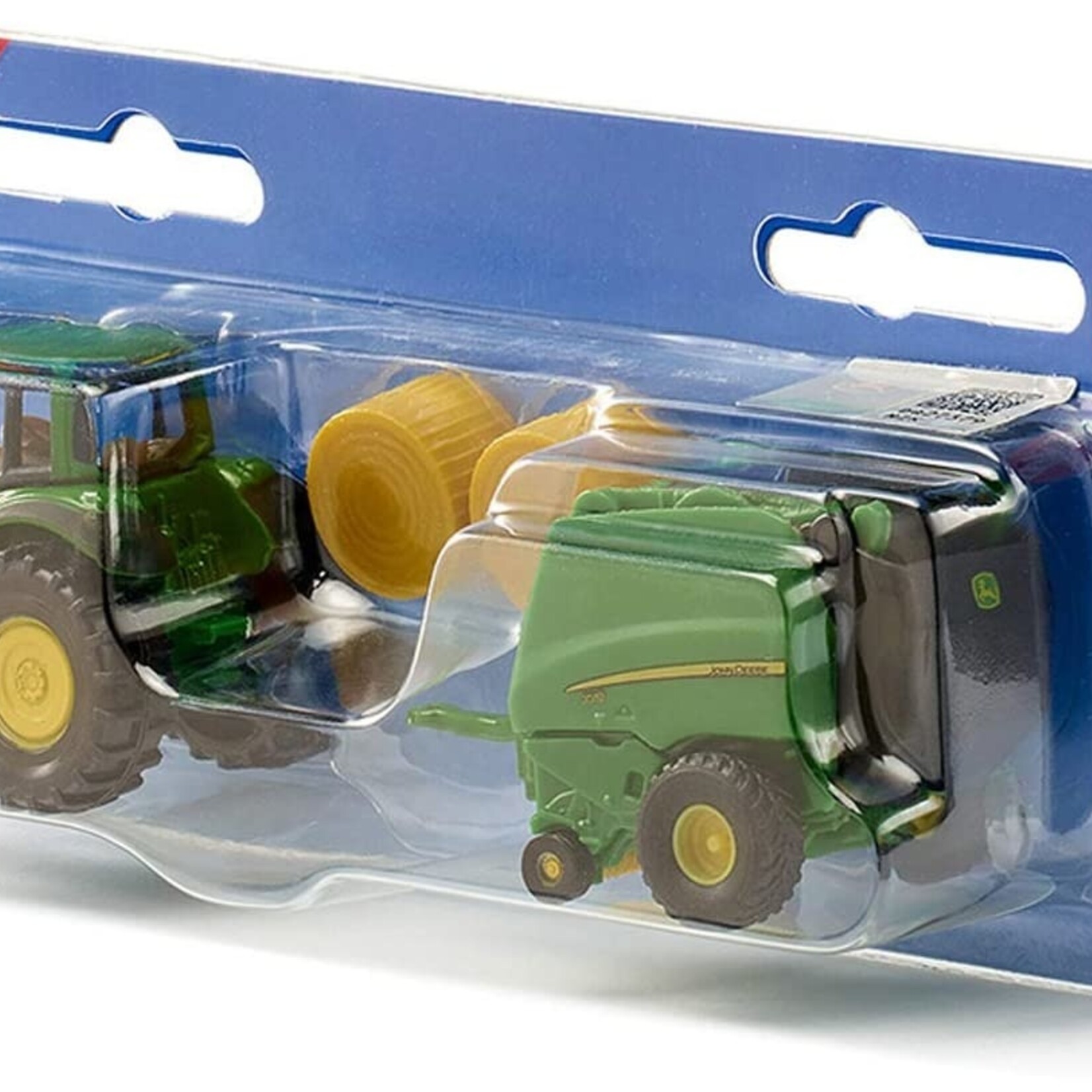 Siku Jouet Siku John Deere avec presse à ballots ronds ± – 1:87