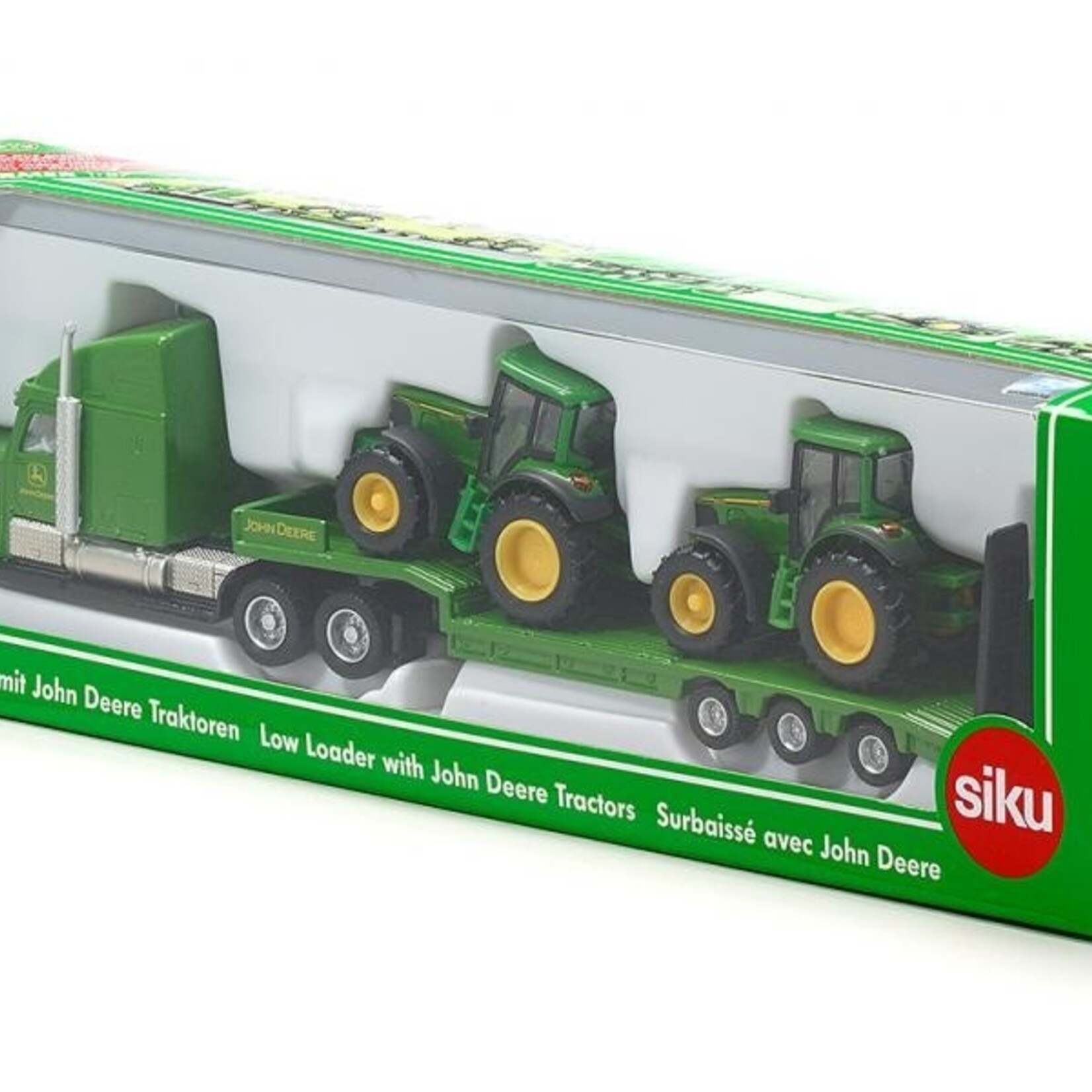 Siku Remorque Siku Surbaissé avec tracteurs John Deere – 1:87