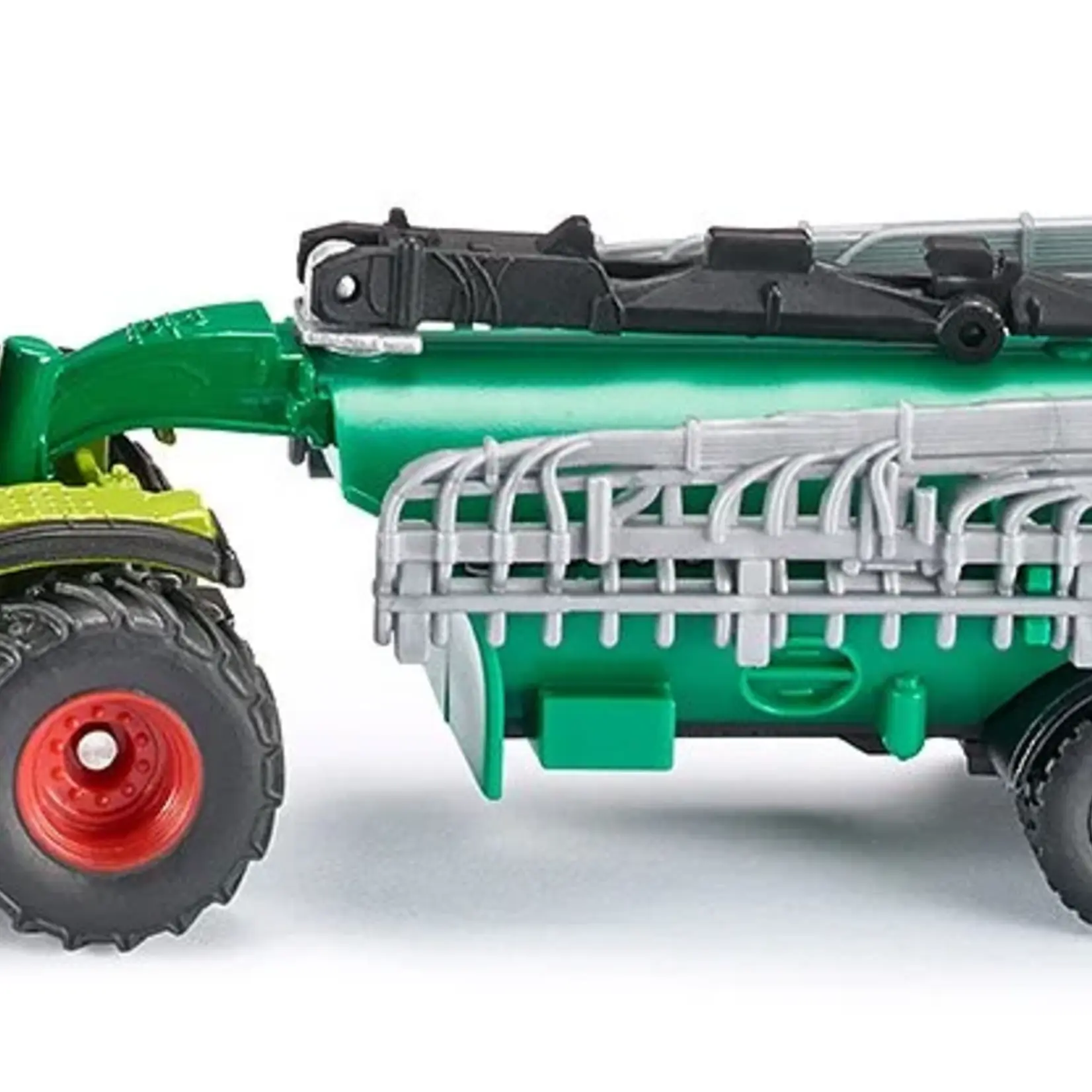 Siku Tracteur Siku Claas Xerion avec remorque épandage d'engrais – 1:87