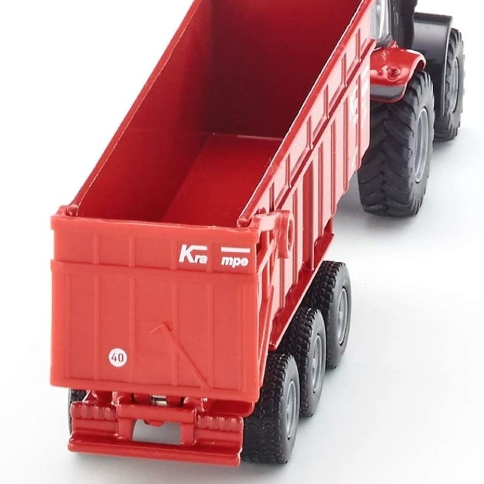 Siku Tracteur Siku Massey Ferguson avec remorque 3 essieux – 1:87