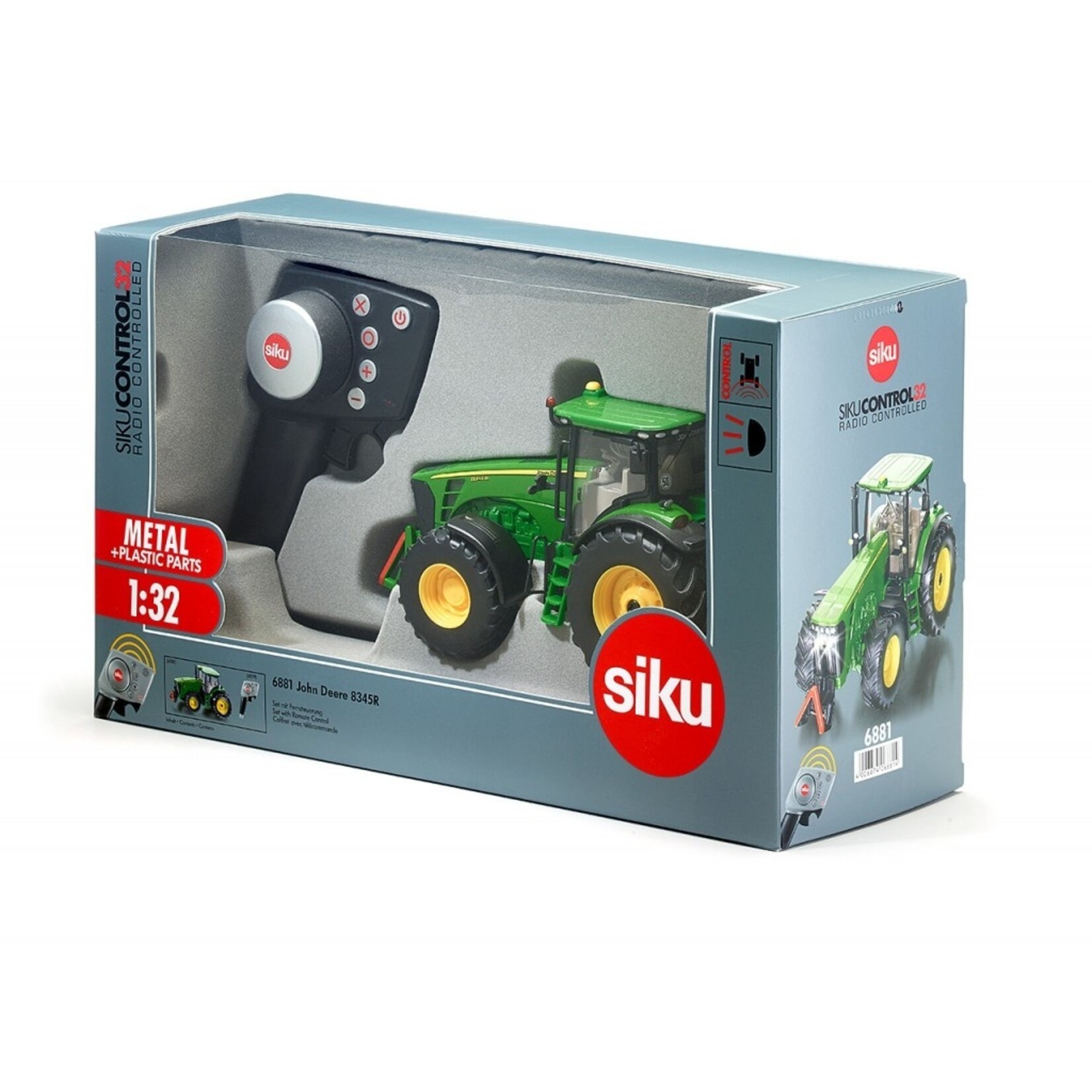 Siku Tracteur Siku Control Télécommandé John Deere 8345R À Piles – 1:32