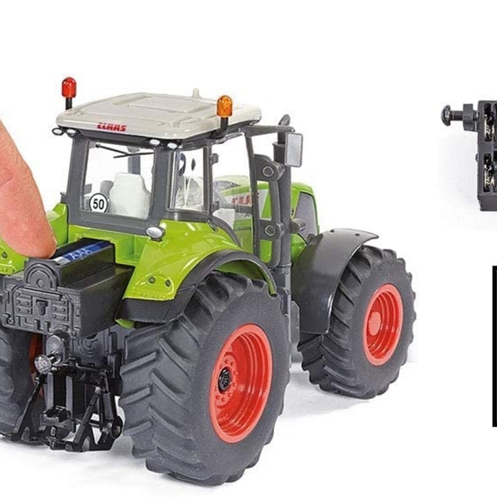 Siku Tracteur Siku Control télécommandé Claas Axion 850 - Compatible avec accessoires – 1:32