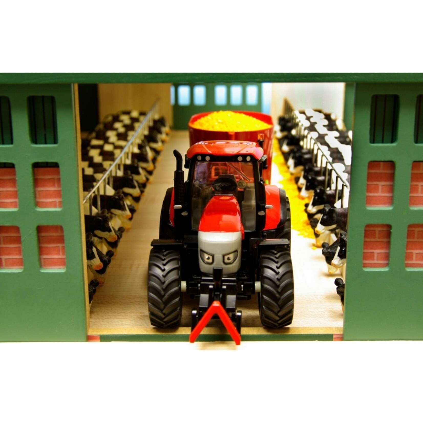 Kids Globe Étable miniature Kids Globe stabulation libre – 1:32