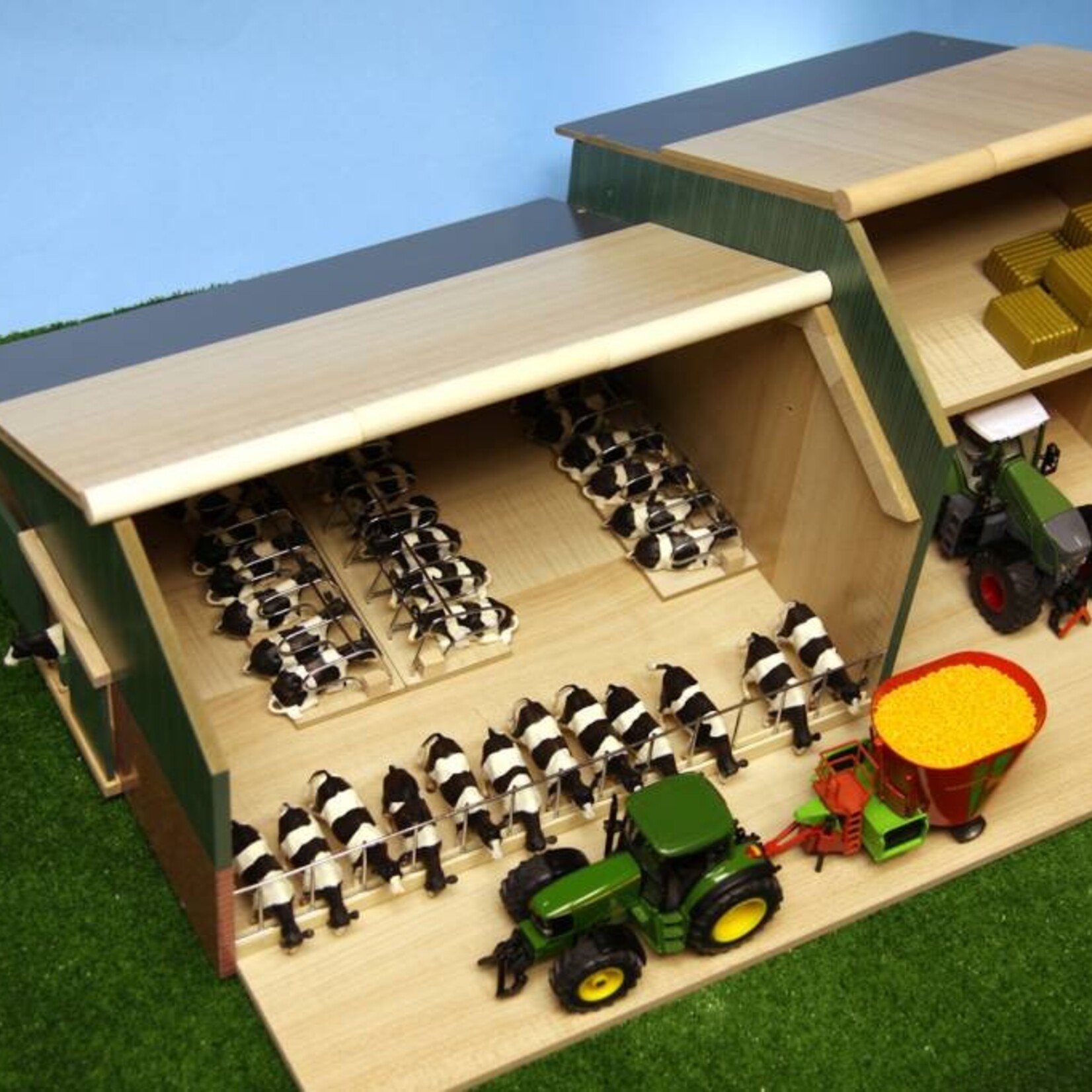 Kids Globe Étable miniature Kids Globe hangar – 1:32