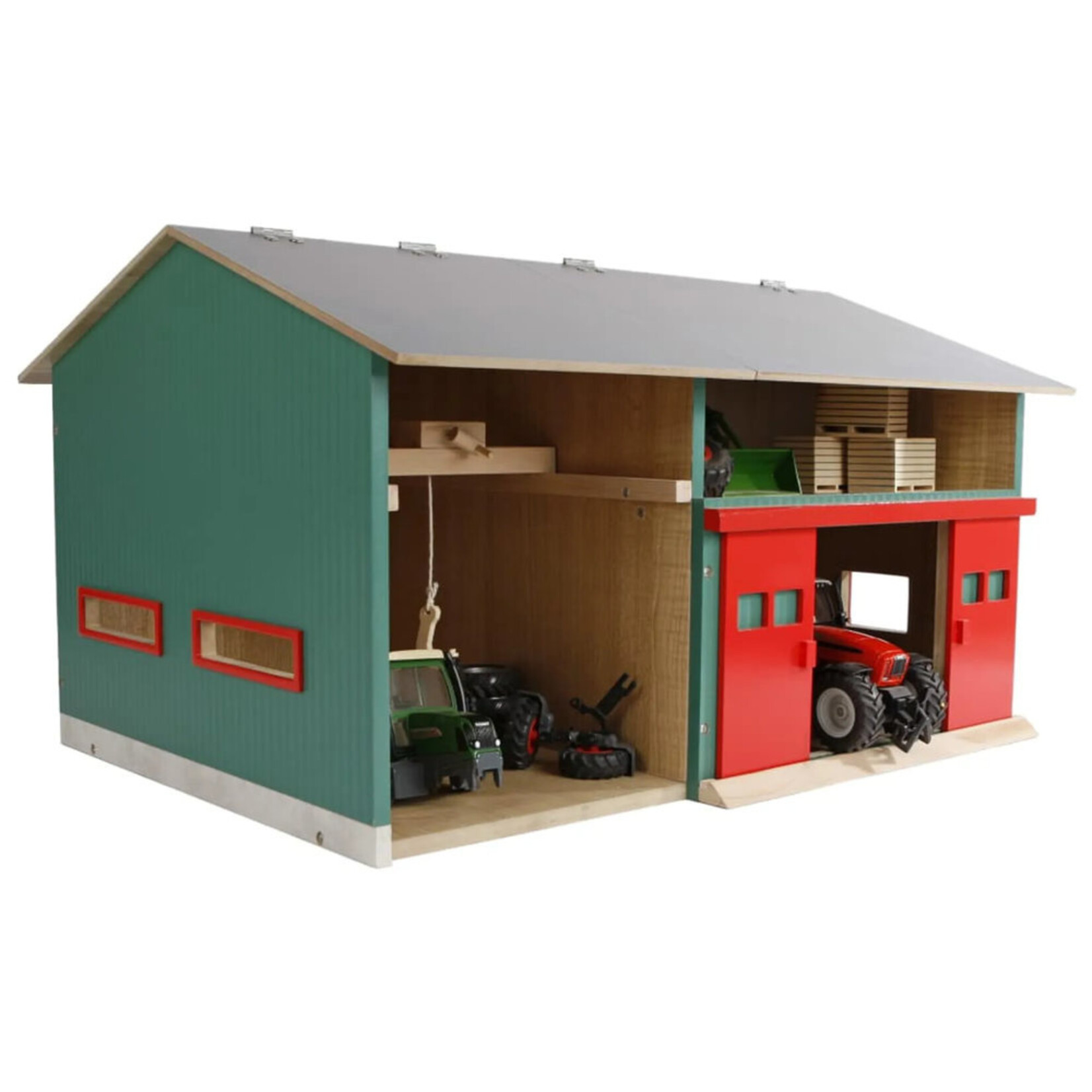 Kids Globe Hangar agricole miniature Kids Globe Lieu de travail avec remise – 1:32