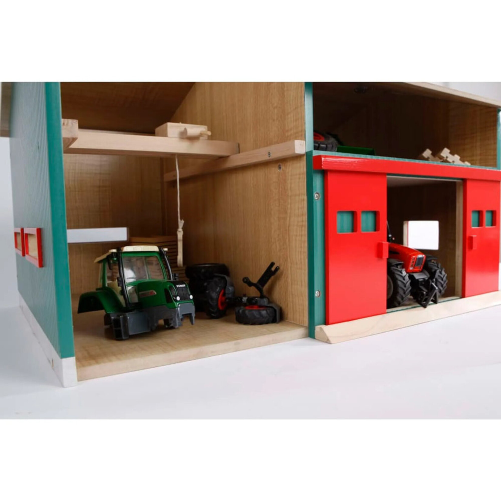 Kids Globe Hangar agricole miniature Kids Globe Lieu de travail avec remise – 1:32
