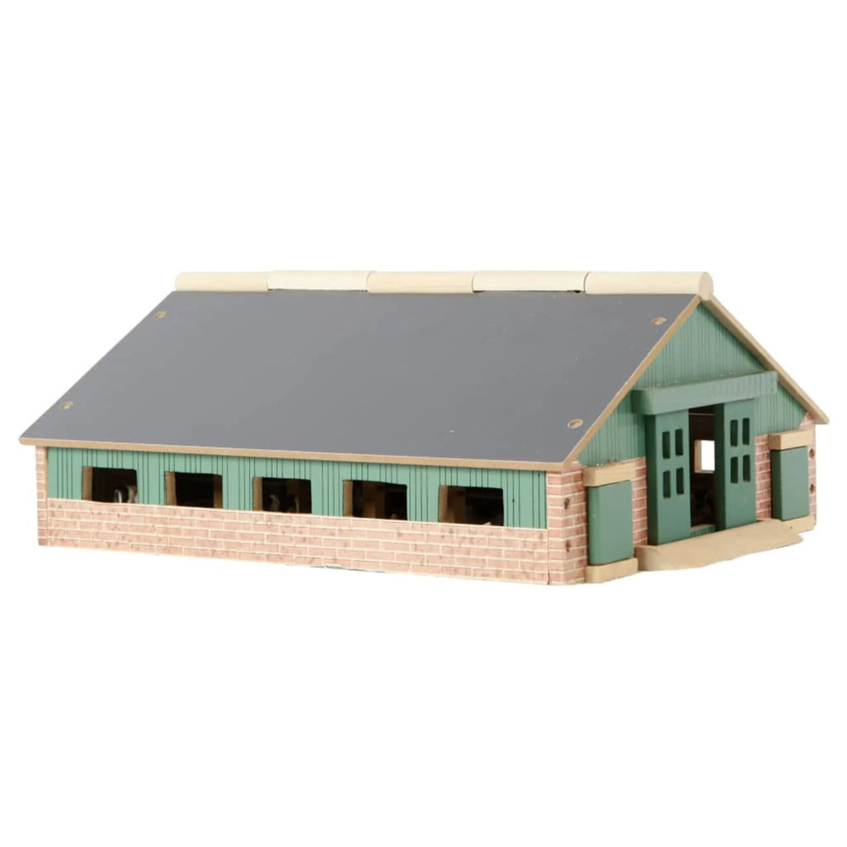 Kids Globe Étable miniature Kids Globe stabulation libre – 1:87