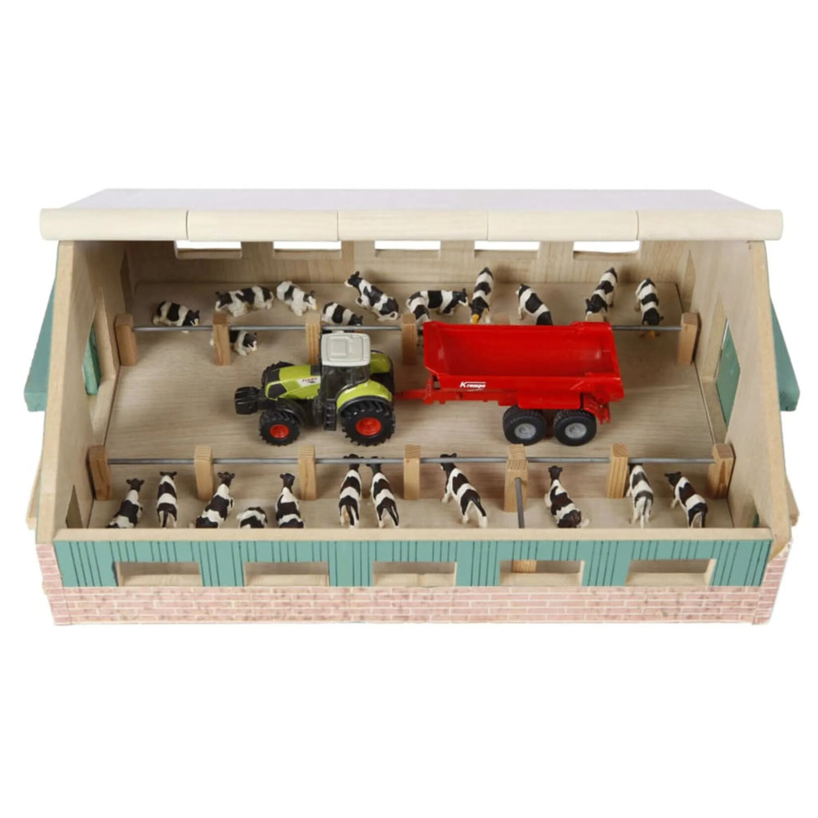 Kids Globe Étable miniature Kids Globe stabulation libre – 1:87