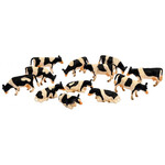 Kids Globe Animaux miniatures Kids Globe Vaches (12x) – 1:32