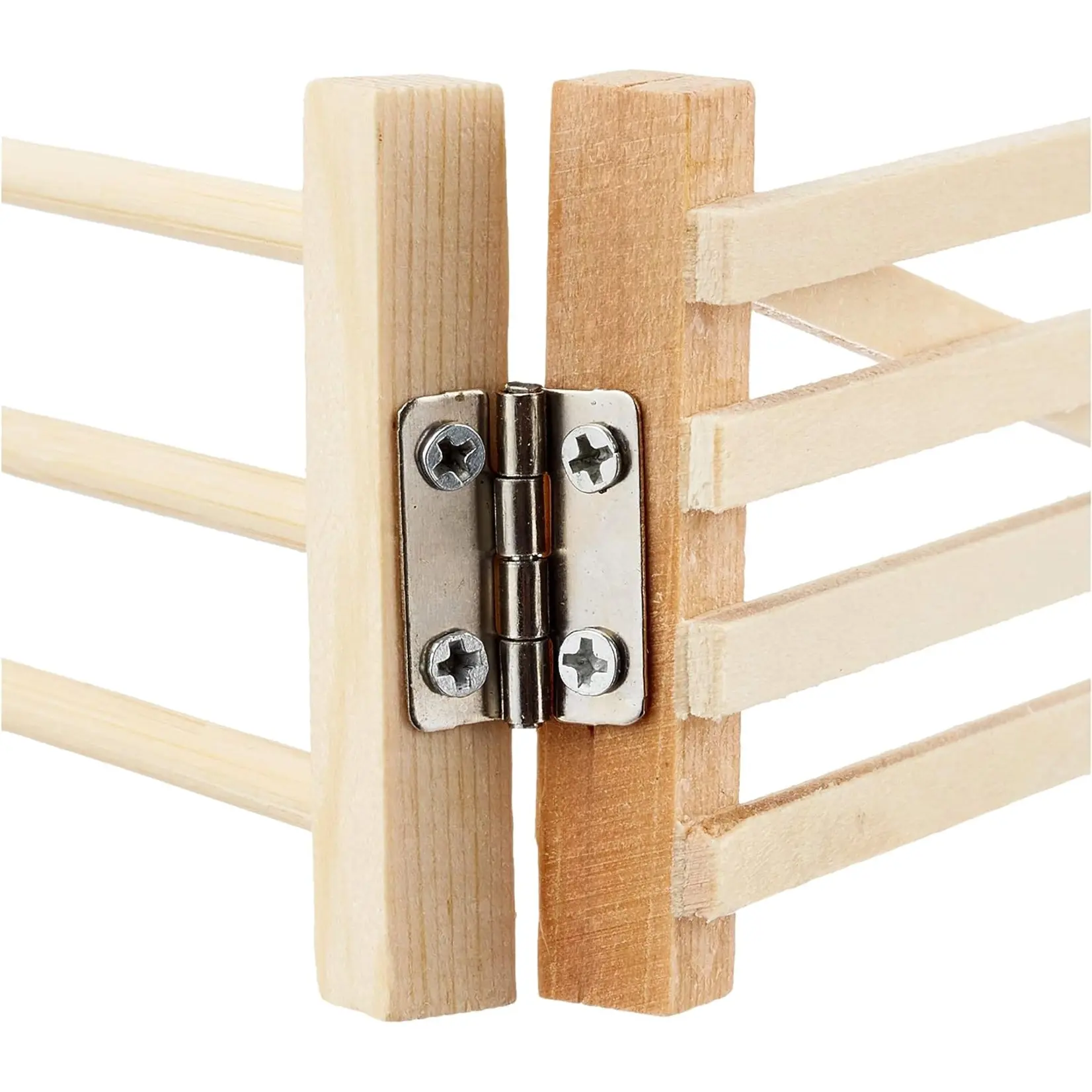 Kids Globe Accessoires de ferme Kids Globe Barrière en bois 6 pièces, barrière incluse – 1:32