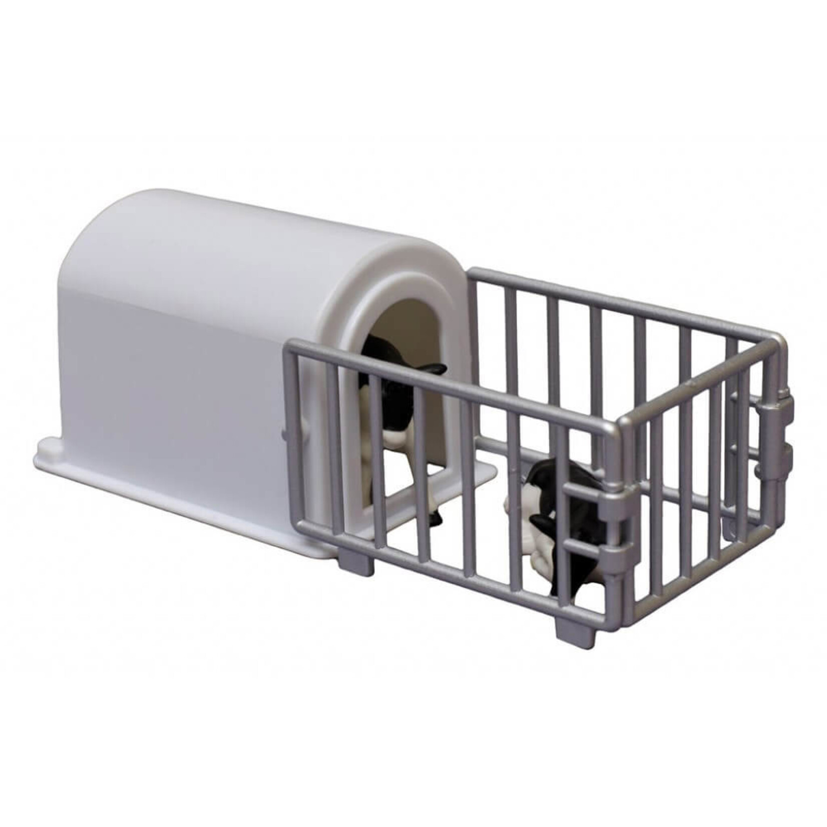 Kids Globe Animaux miniatures Kids Globe Niche à veau – 1:32