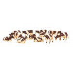 Kids Globe Animaux miniatures Kids Globe Vaches Montbéliardes (12x) – 1:32