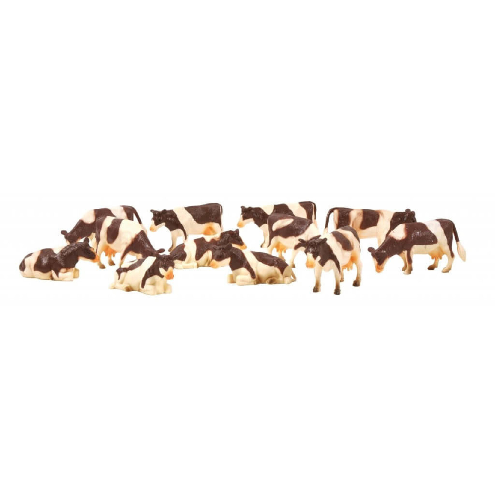 Kids Globe Animaux miniatures Kids Globe Vaches Montbéliardes (12x) – 1:32