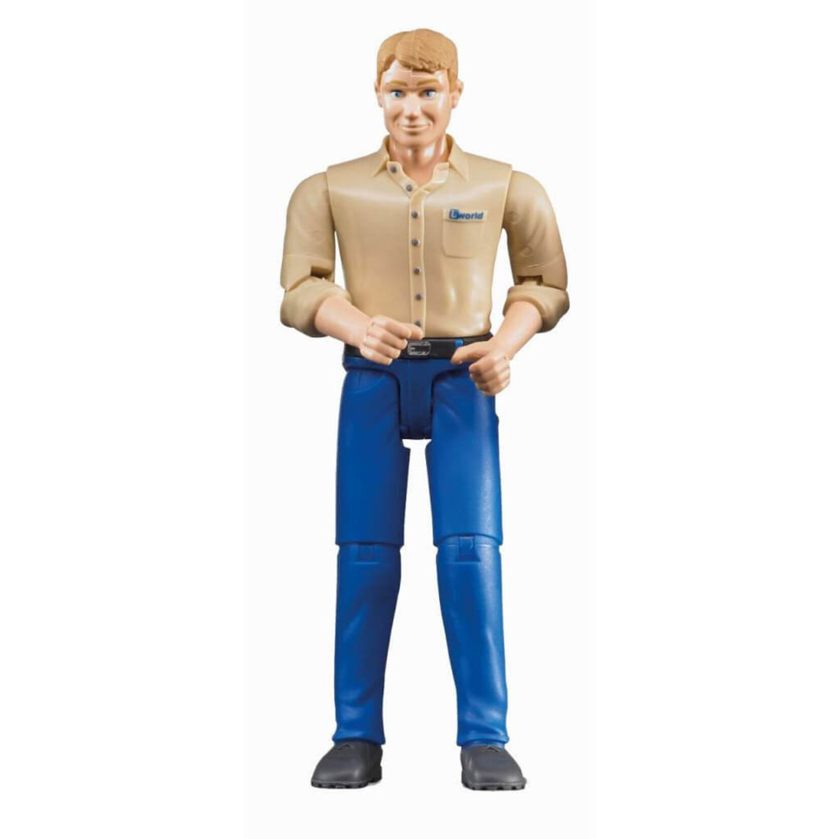 Bruder Figurines Bruder Homme avec jean bleu – 1:16