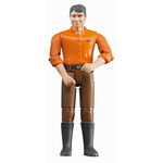 Bruder Figurines Bruder Homme avec jean marron – 1:16